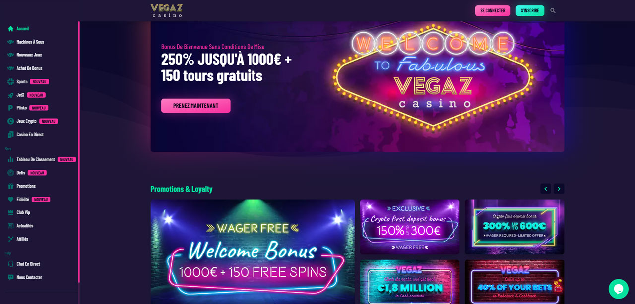 Vegaz casino